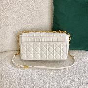 Christian Dior Caro Shoulder White Large Bag - M9243UWHC - 28×17×9cm - 6
