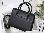 Dior Medium St Honoré Tote Black Grained Calfskin - M9321UMBA - 25x19x12cm - 4