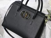 Dior Medium St Honoré Tote Black Grained Calfskin - M9321UMBA - 25x19x12cm - 5