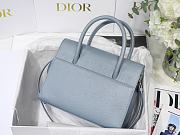 Dior Medium St Honoré Tote Light Blue Grained Calfskin - M9321UMBA - 25x19x12cm - 5