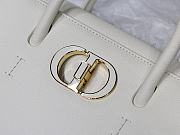 Dior Medium St Honoré Tote White Grained Calfskin - M9321UMBA - 25x19x12cm - 3