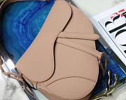  Dior Saddle Bag Warm Taupe Ultramatte Calfskin - M0446SLLO - 25.5 x 20 x 6.5cm - 4