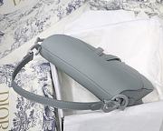  Dior Saddle Bag Grey Ultramatte Calfskin - M0446SLLO - 25.5 x 20 x 6.5cm - 2