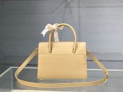 Dior Medium St Honoré Tote Beige Grained Calfskin - M9321UMBA - 25x19x12cm - 2