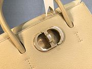 Dior Medium St Honoré Tote Beige Grained Calfskin - M9321UMBA - 25x19x12cm - 6