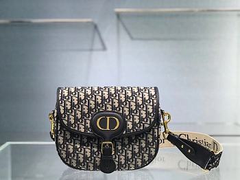 Dior Bobby Blue Oblique Jacquard - M9319UTZQ - 27x19.5x8cm