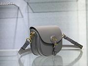 Dior Medium Bobby Gray Box Calfskin - M9319UMOL - 22×17×6cm - 6