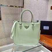 Prada Brushed Leather Mint Tote Bag - 1BA330 - 24x22x6cm - 1