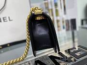 Chanel Boy Bag Black Lambskin Medium Golden- A67086 - 25×15 ×7.5cm - 6