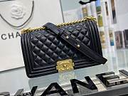 Chanel Boy Bag Black Lambskin Medium Golden- A67086 - 25×15 ×7.5cm - 5
