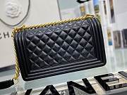 Chanel Boy Bag Black Lambskin Medium Golden- A67086 - 25×15 ×7.5cm - 2