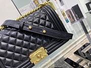 Chanel Boy Bag Black Lambskin Medium Golden- A67086 - 25×15 ×7.5cm - 3