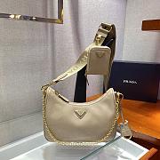 Prada Re-edition 2005 Saffiano Beige - 1BH204 - 23x17x6.5cm - 4