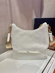 Prada Re-edition 2005 Saffiano White - 1BH204 - 23x17x6.5cm - 5