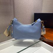 Prada Re-edition 2005 Saffiano Blue - 1BH204 - 23x17x6.5cm - 5