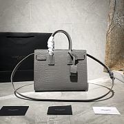 YSL Sac De Jour Gray - 421863 -26x20.5x12.5cm - 1