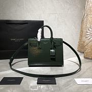 YSL Classic Sac De Jour Green - 392035 - 22x18x10.5cm - 1