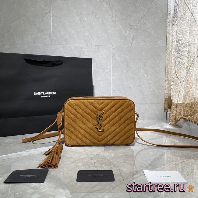 YSL Lou Camera Monogram Brown- 23x16x6cm - 1