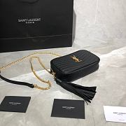 YSL Mini Lou Quilted Shoulder Bag - 585040 - 19×11×5cm - 2