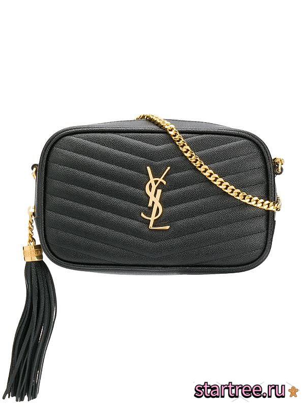 YSL Mini Lou Quilted Shoulder Bag - 585040 - 19×11×5cm - 1