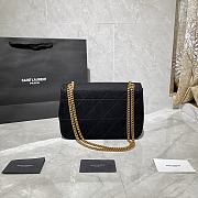 YSL Saint Laurent Jamie Quilted Black Shoulder Bag - 634820 - 24×15.5×6.5cm - 5