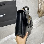 YSL Saint Laurent Sunset Black Bag - 634723 - 25x18x5cm - 2