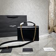 YSL Saint Laurent Sunset Black Bag - 634723 - 25x18x5cm - 6