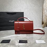 YSL Saint Laurent Sunset Red Bag - 634723 - 25x18x5cm - 1