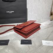 YSL Saint Laurent Sunset Red Bag - 634723 - 25x18x5cm - 5