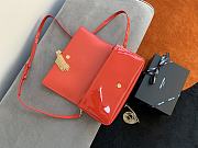 YSL Classic Kate 99 Patent Red Leather - 26x13.5x4.5cm - 5