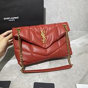 YSL Saint Laurent Loulou Shoulder Red bag - 29x17x11cm - 5