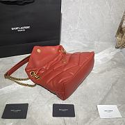 YSL Saint Laurent Loulou Shoulder Red bag - 29x17x11cm - 3