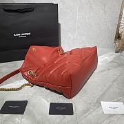YSL Saint Laurent Loulou Shoulder Red bag - 35x23x13.5cm - 3