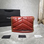 YSL Saint Laurent Loulou Shoulder Red bag - 35x23x13.5cm - 4