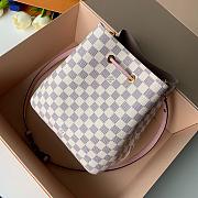 Louis Vuitton Neonoe MM Damier Azur Pink - N40152 - 26x22x27cm - 5