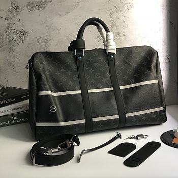Louis Vuitton Keepall 45 Black- M43413 - 45x27x20cm