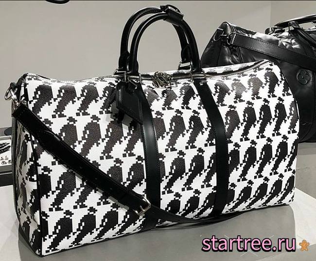 Louis Vuitton Keepall Black & White 50 - 50x29x23cm - 1