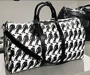 Louis Vuitton Keepall Black & White 50 - 50x29x23cm - 1