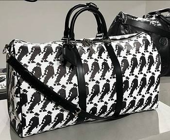 Louis Vuitton Keepall Black & White 50 - 50x29x23cm