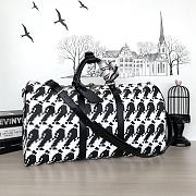 Louis Vuitton Keepall Black & White 50 - 50x29x23cm - 4