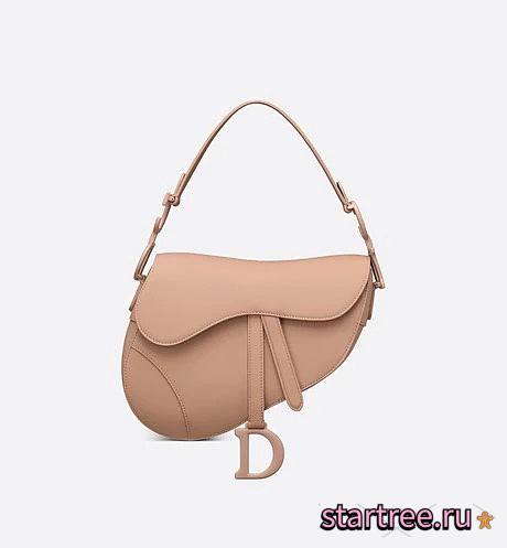  Dior Saddle Bag Warm Taupe Ultramatte Calfskin - M0446SLLO - 25.5 x 20 x 6.5cm - 1