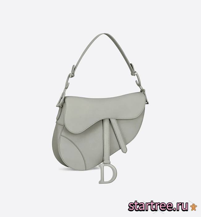  Dior Saddle Bag Grey Ultramatte Calfskin - M0446SLLO - 25.5 x 20 x 6.5cm - 1