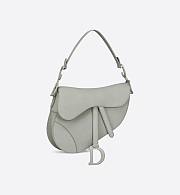  Dior Saddle Bag Grey Ultramatte Calfskin - M0446SLLO - 25.5 x 20 x 6.5cm - 1