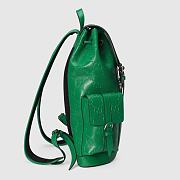 Gucci GG Embossed Green Backpack - ‎625770 - 34x41x12cm - 4