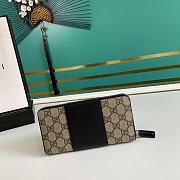 GG Supreme Zip Around Wallet - ‎451249 - 19x10x2cm - 2