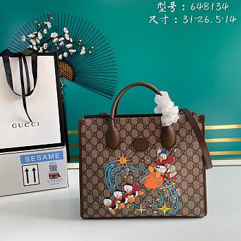 Disney x Gucci Donald Duck tote bag -  ‎648134 - 31x26.5x14cm