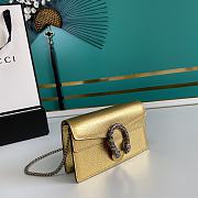 Gucci Dionysus Super Mini Gold Bag - 476432 - 16.5x10x4.5cm - 4