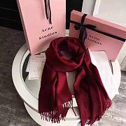 Acne Scarf Wine Red 180x70cm - 2