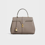 Celine Medium 16 Bag In Grained Calfskin Pebble - 187373BF8 - 32x23.5x13cm - 1