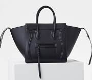 Celine Luggage Medium Phantom Black - 30x28x24cm - 1